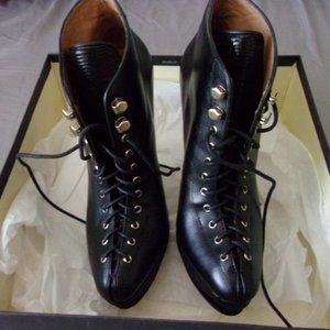 Ann Taylor Lace Up Platform Boot